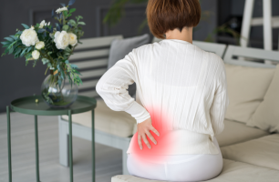 woman wondering how to get rid of back pain instantly